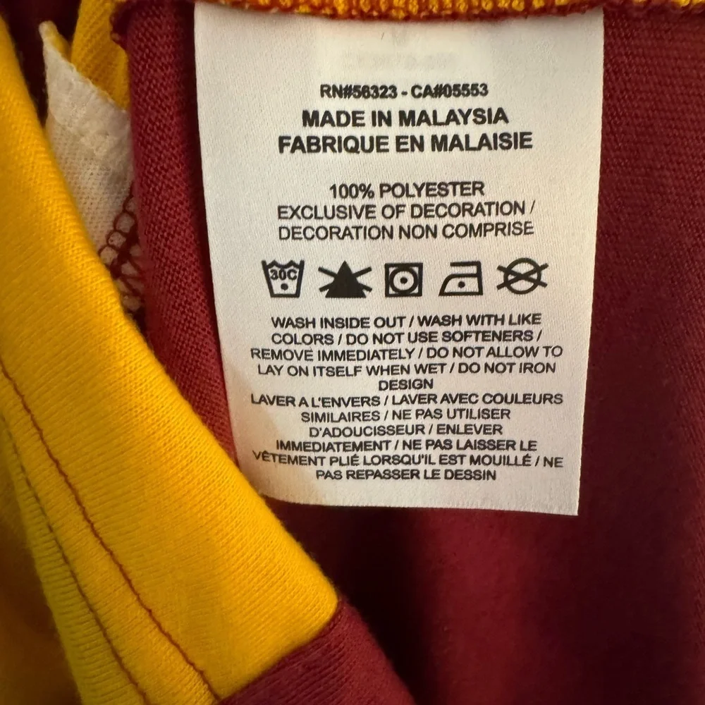 Nike Cardinal USC Trojans Team Side Panel Breathe Performance V-neck Tee